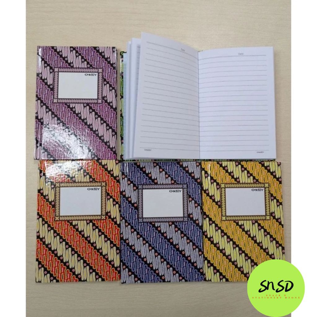 

buku okey oktavo hard cover isi 100 lembar