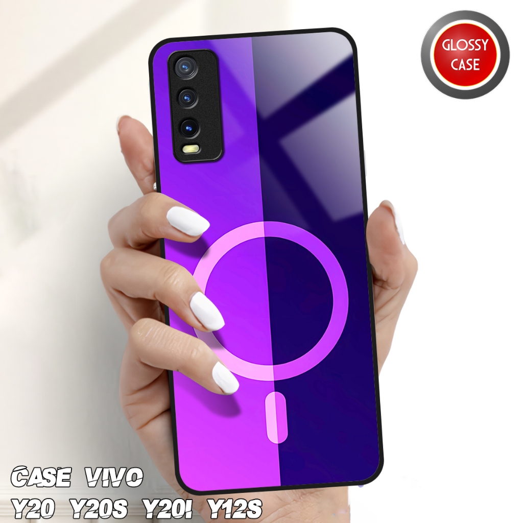 Glossy Case - Casing Hp Vivo Y20 / Y20s / Y20i / Y12s - Casing Hp Murah - Case Kilau Vivo - Kesing H