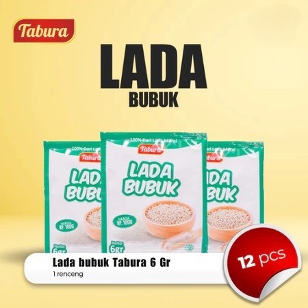 

Tabura Lada Bubuk Sachet 6gr Isi 12 Sachet Kemasan Aman