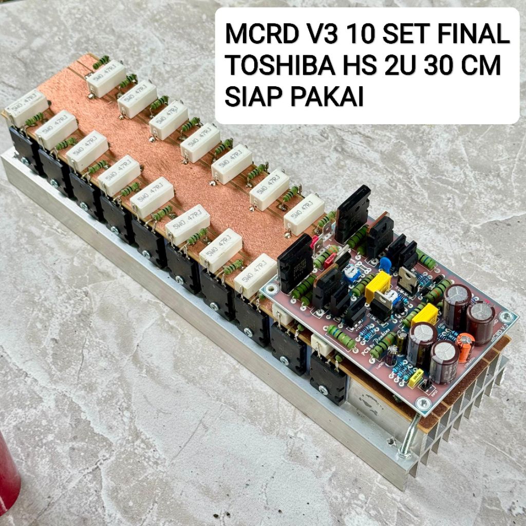 driver Mcrd v3 lengkap 10 set final Toshiba 5200 original hs 2u 30cm