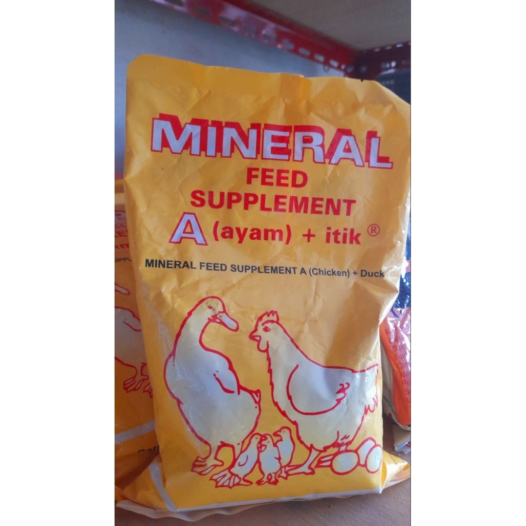 

MINERAL AYAM Feed Suplement ayam Induk+itik