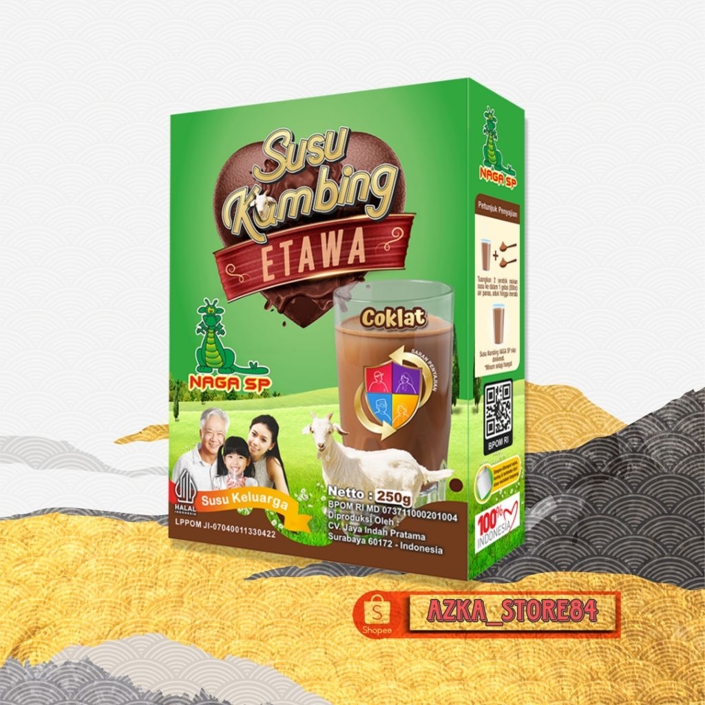 

RASA COKLAT SUSU KAMBING ETAWA NAGA SP 250gr.