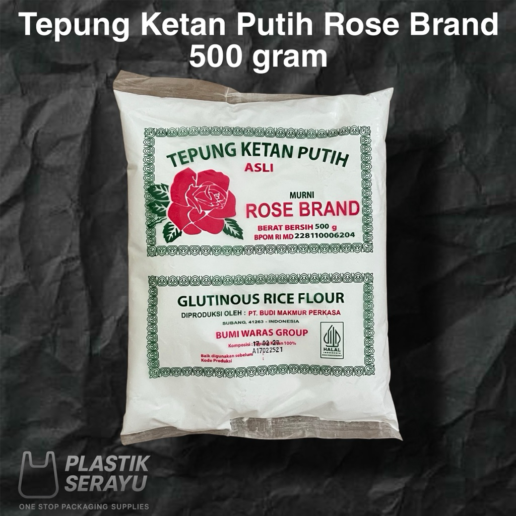 

Tepung Ketan Putih Rose Brand 500gr / Tepung Ketan Rose Brand 500 gram