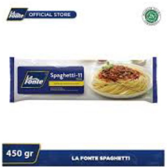 

[oddsolshop] pekanbaru/La Fonte Spaghetti-10 Pasta 450GR Spageti Lafotne Bahan Pokok Masakan Itali