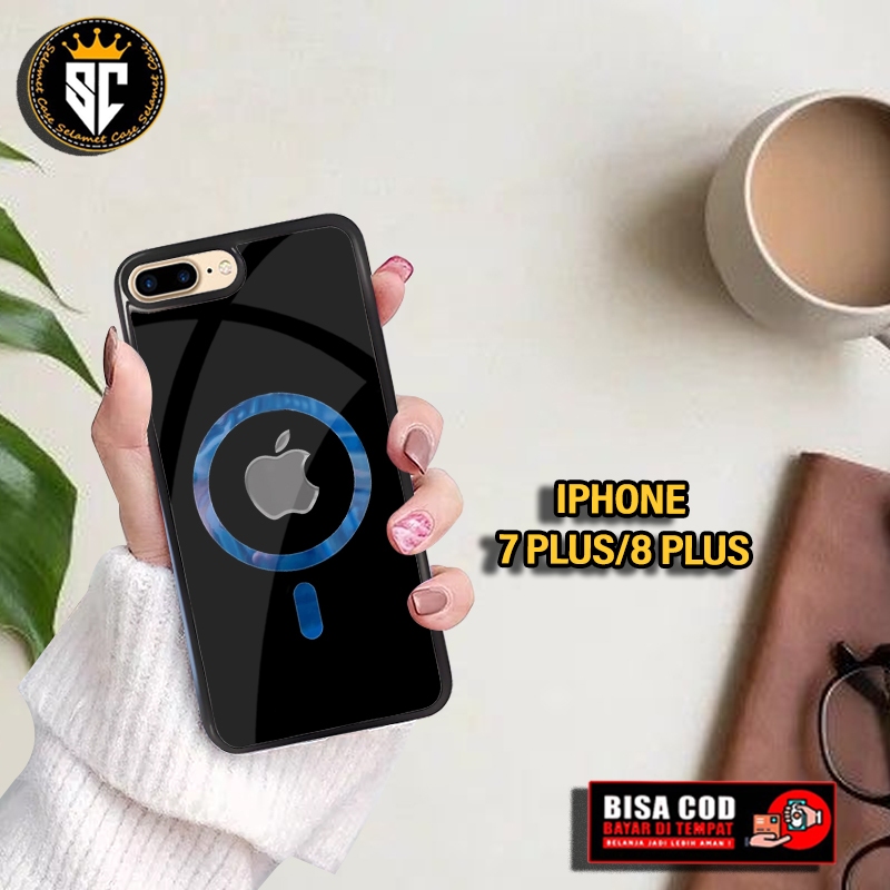 Case IPHONE 7 PLUS/8 PLUS Motif APPLE Terbaru softcase dan hardcase glossy - Custom Case - Casing - 