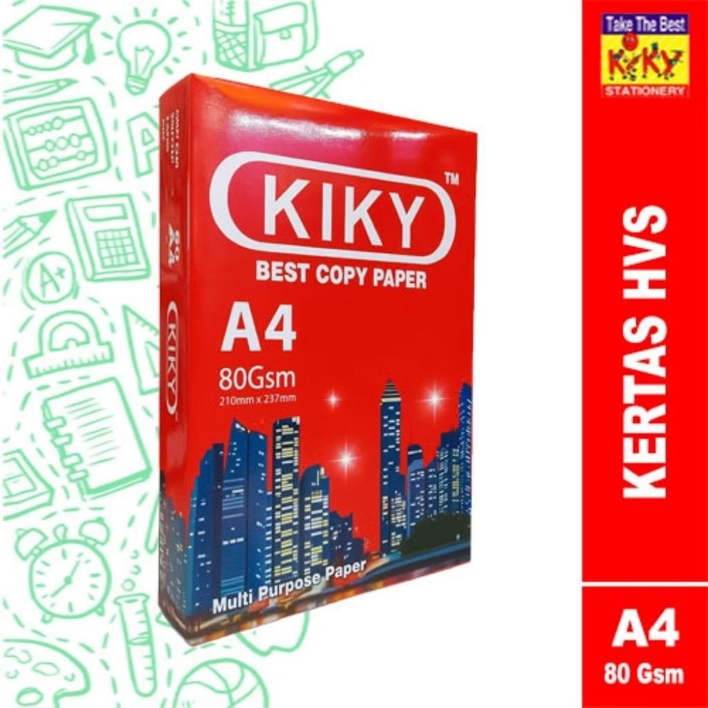 

KERTAS HVS A4 80 Gsm KIKY