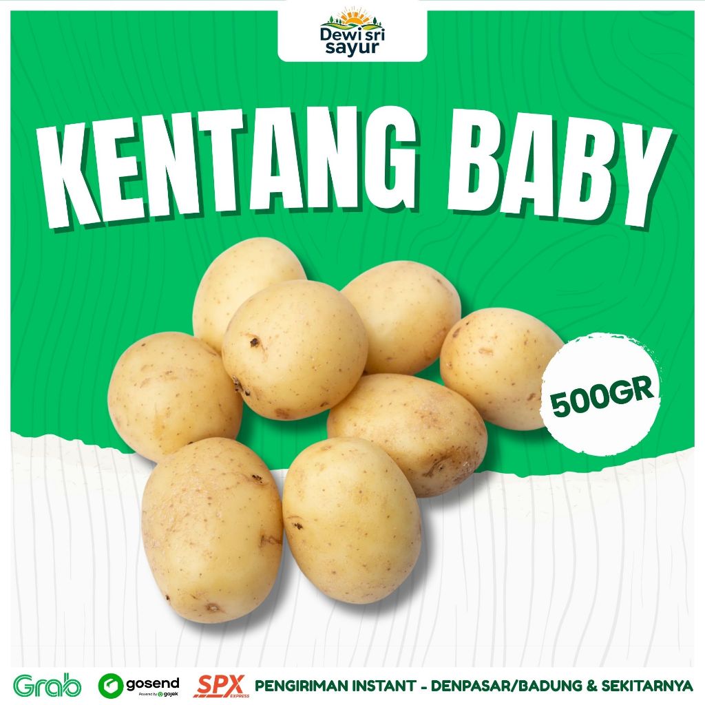

Kentang Baby Fresh 500gr – Dewi Sri Sayur