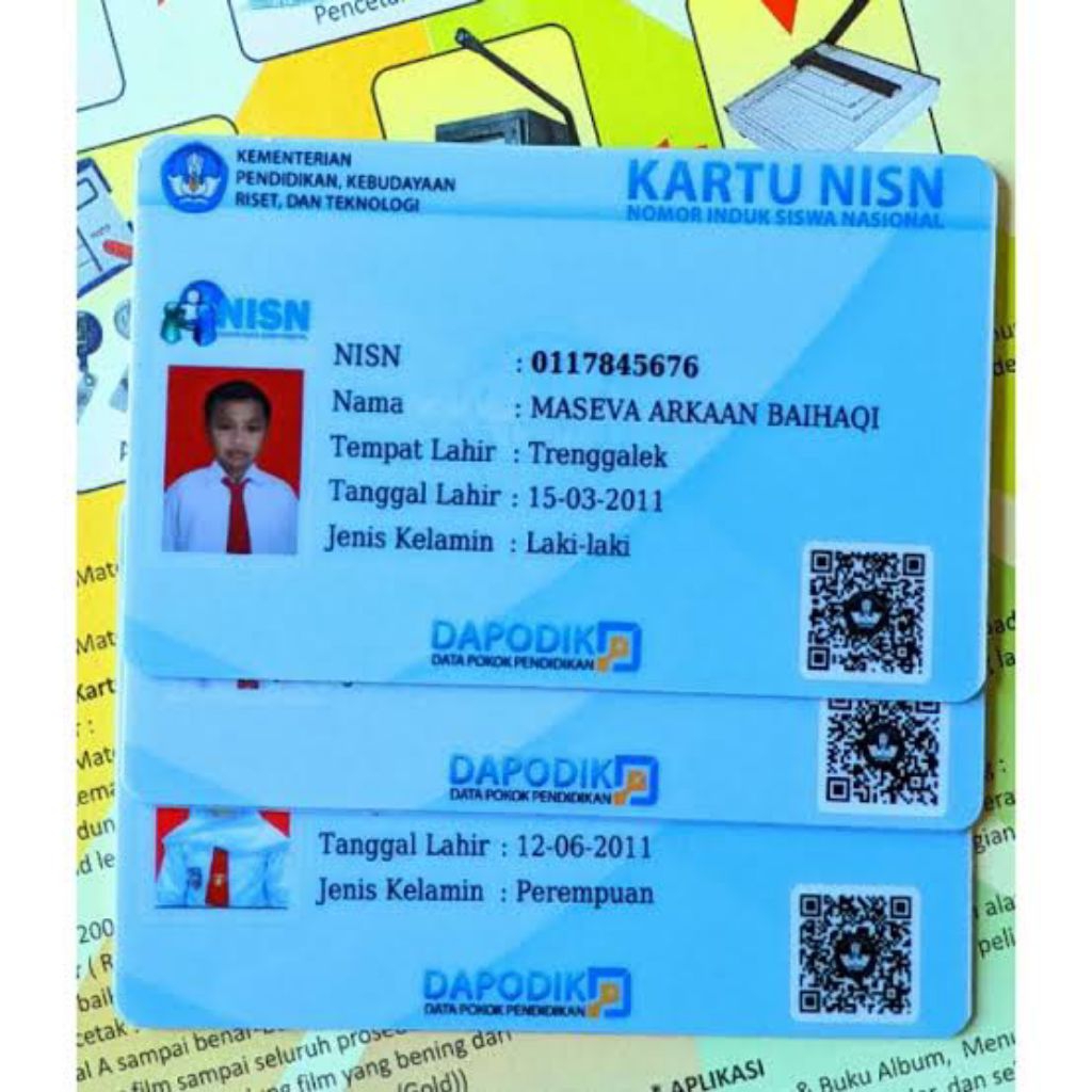 

Cetak NISN PVC Murah