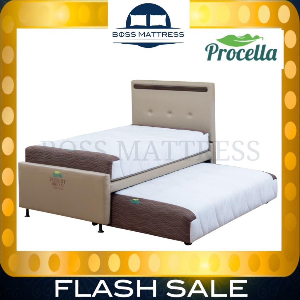 PROCELLA SpringBed Sorong 3 in 1 FOREST DREAM ( Full SET ) 100x200 120x200