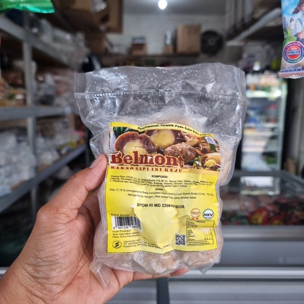 

Belmont Bakso Sapi isi Keju 400g