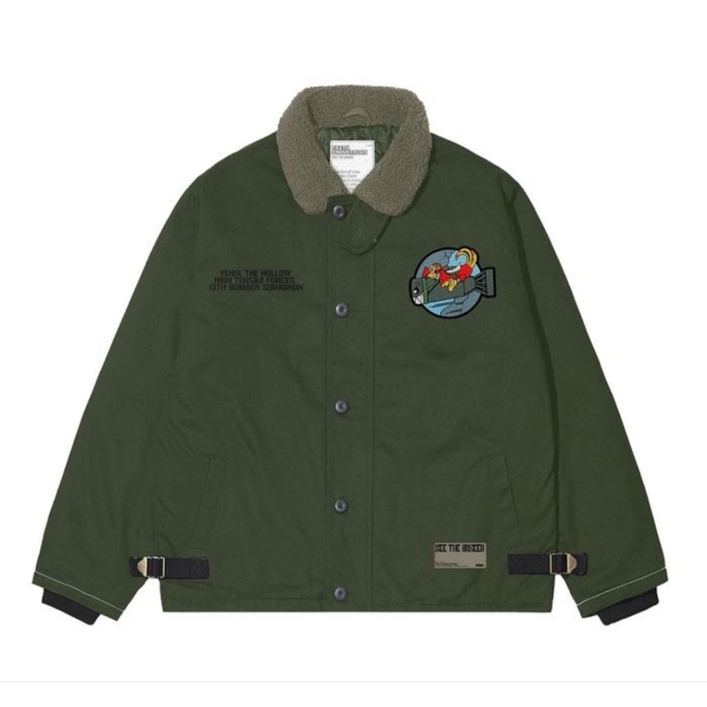 Faith Industries Military Bomber Squadron Flight Jacket