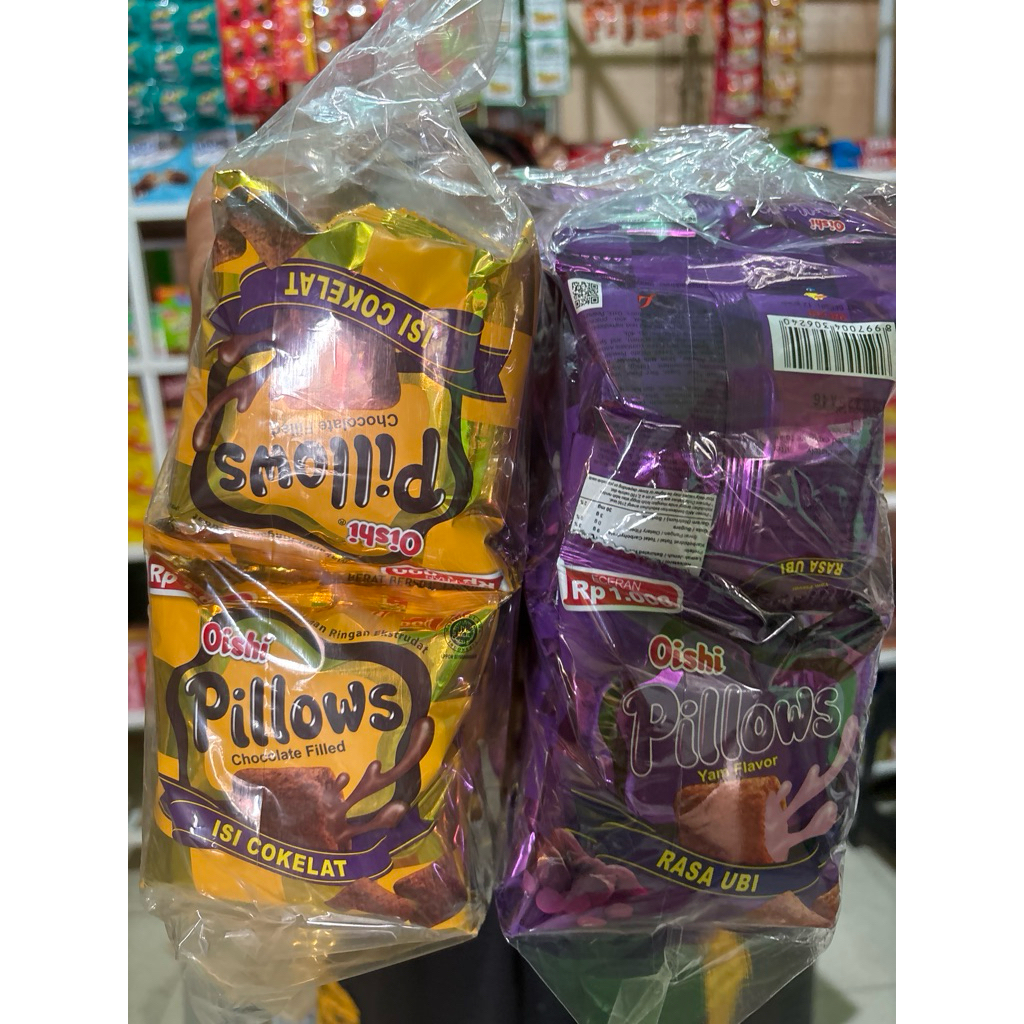 

oishi pillow 1pack isi 22pcs (grosir)