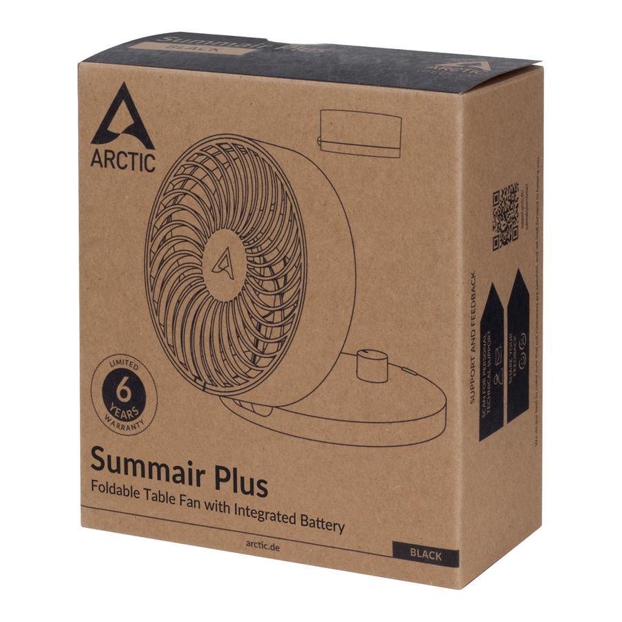 ARCTIC Summair Plus | Foldable Table Fan with Integrated Battery
