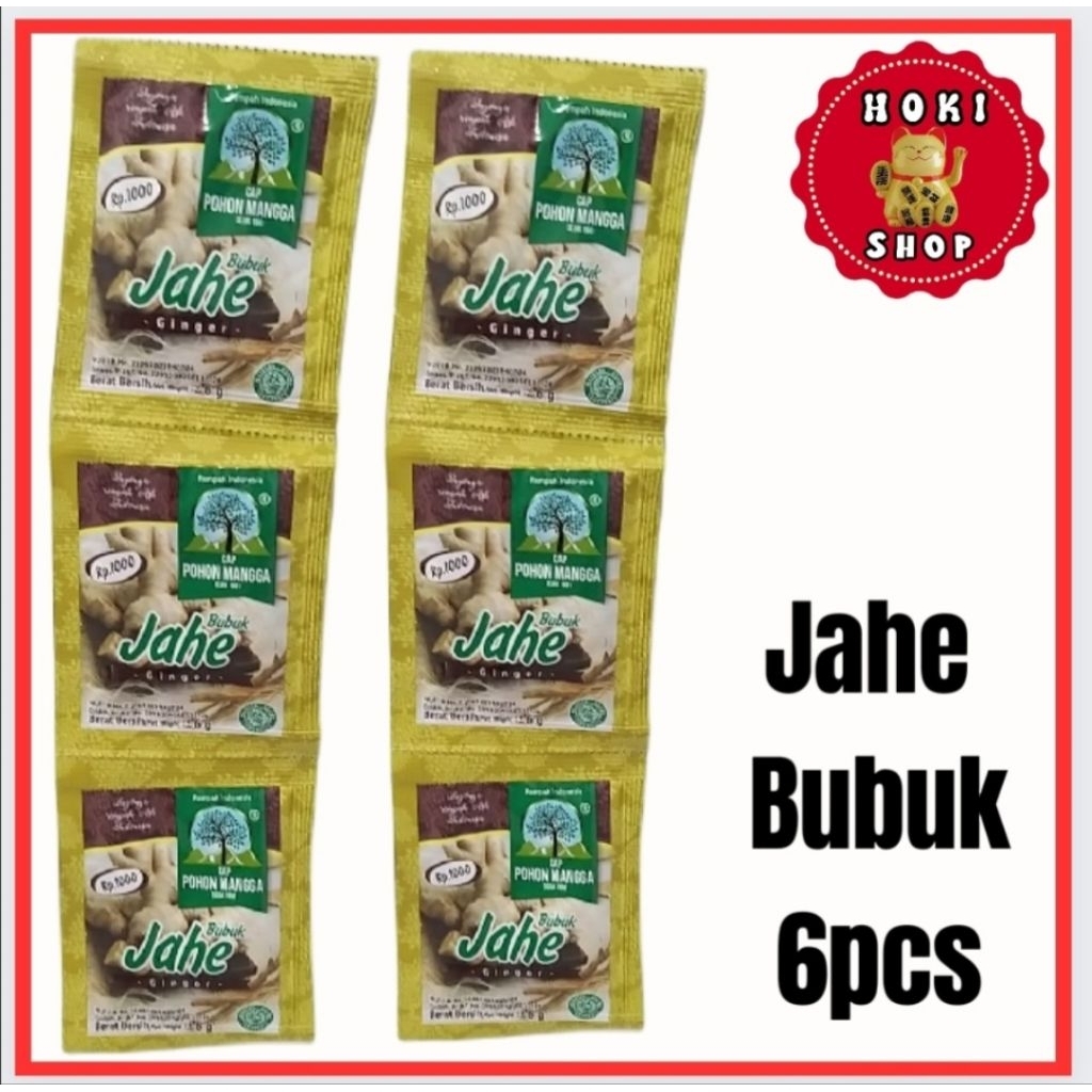 

Jahe Bubuk Shacet 6pcs / Jahe bubuk Instan / Bubuk Jahe