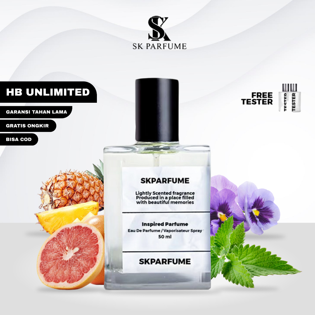 SK Parfume - HB Unlimited Parfume Pria Wangi Sweet Fruity dan Aromatic