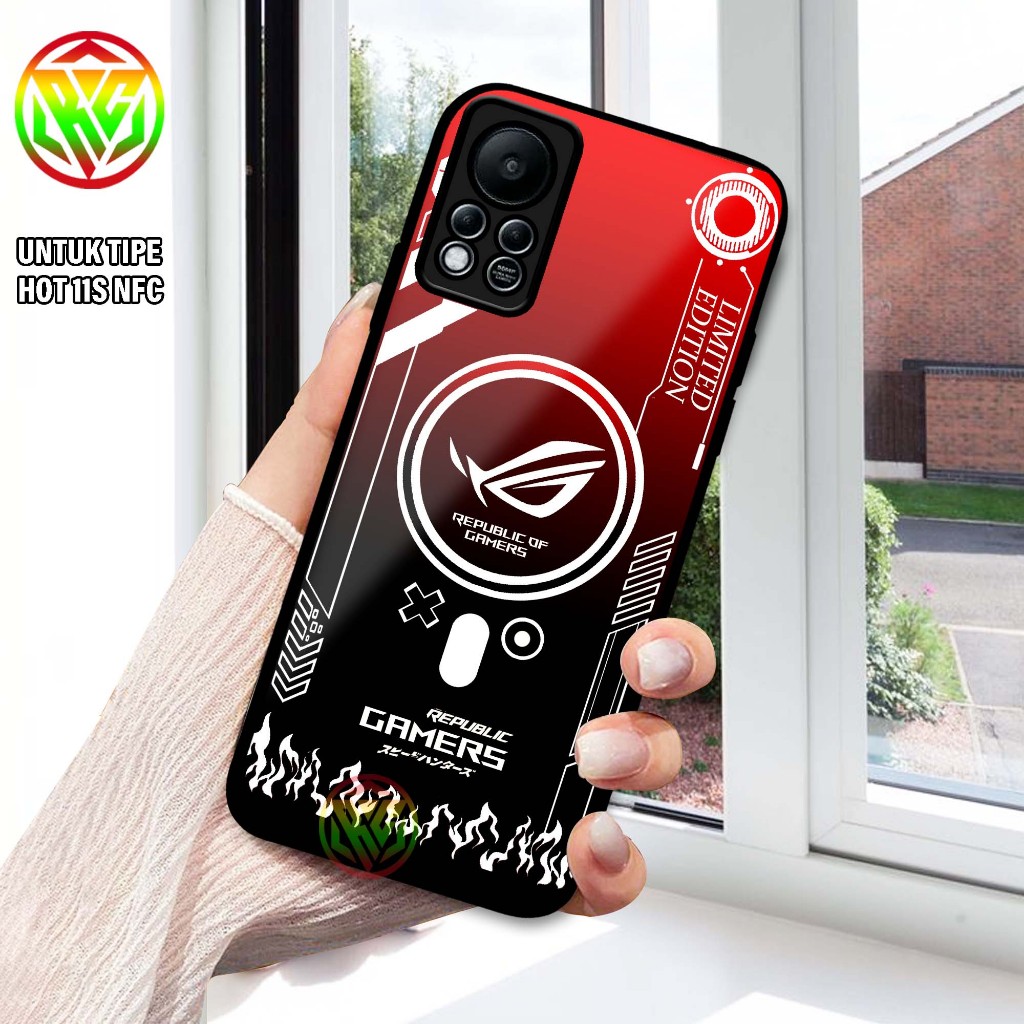 Real Case Infinix Hot 11S NFC Motif Terbaru Case kilau - New Case Glossy casing Hp Infinix Hot 11S N