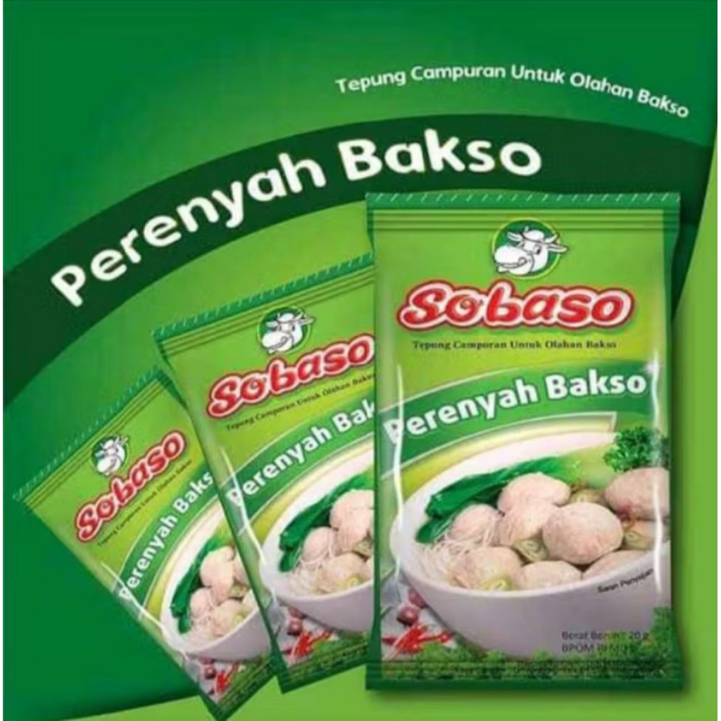 

exp april 2027 perenyah bakso atau gorengan lain,dan pengenyal SOBASO, campuran untuk olahan bakso