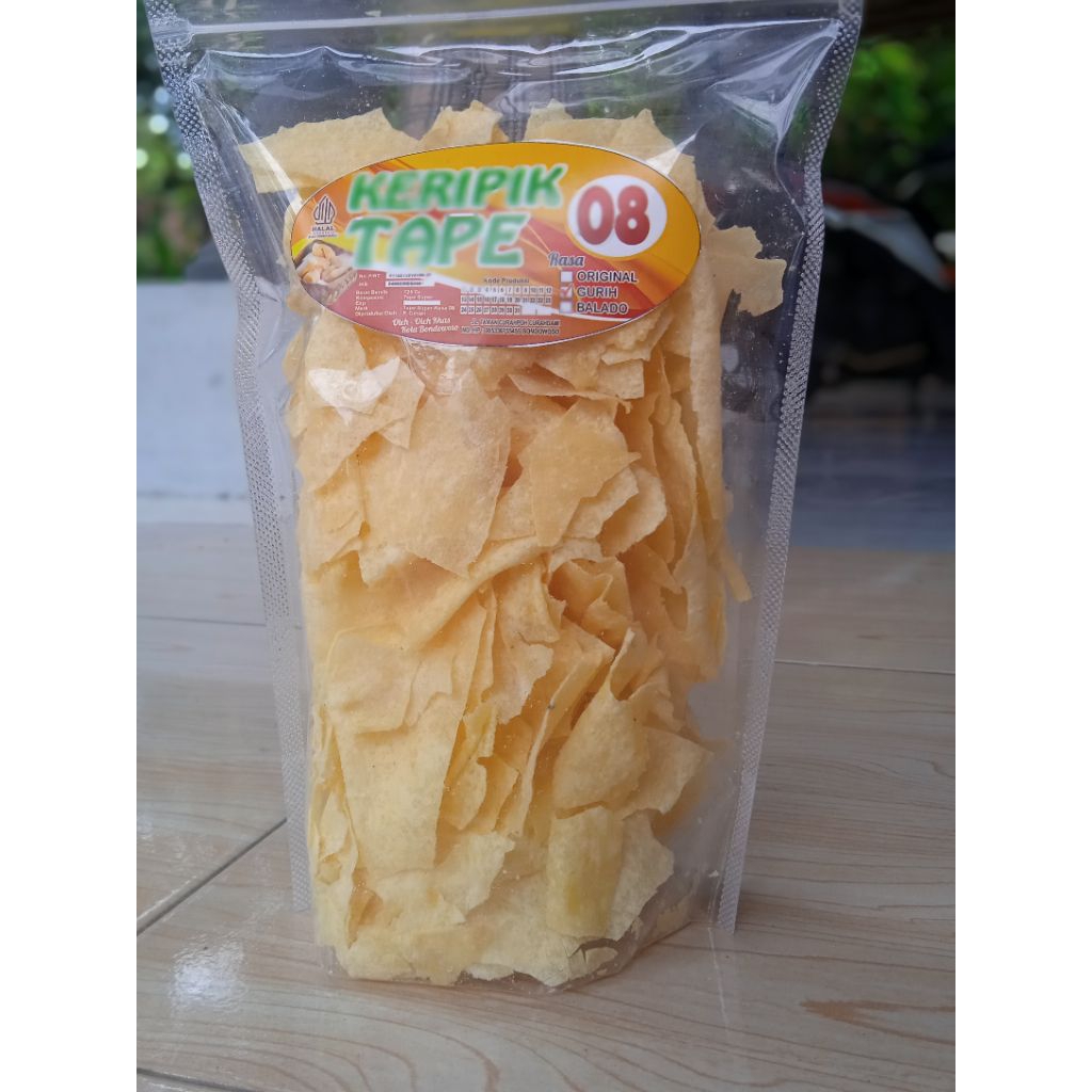 

Keripik tape rasanya enak dan renyah