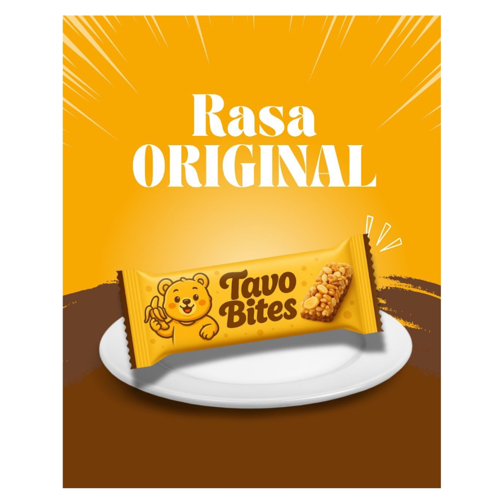 

TAVO BITES - Original- Snack Kekinian Kaya Manfaat