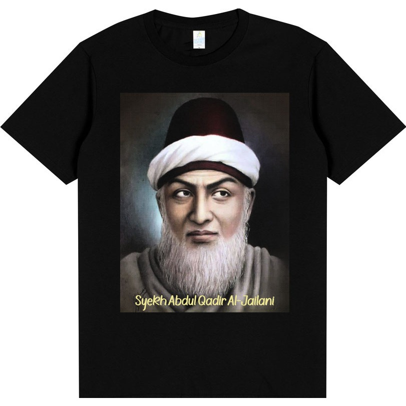 T-shirt Premium Dewasa SYEKH ABDUL QODIR JAILANI I / Kaos Syekh Abdul Qodir tokoh sufi