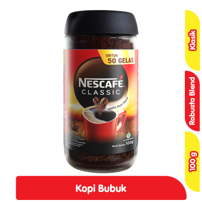 

Nescafe Kopi Klasik Bubuk 100 gr