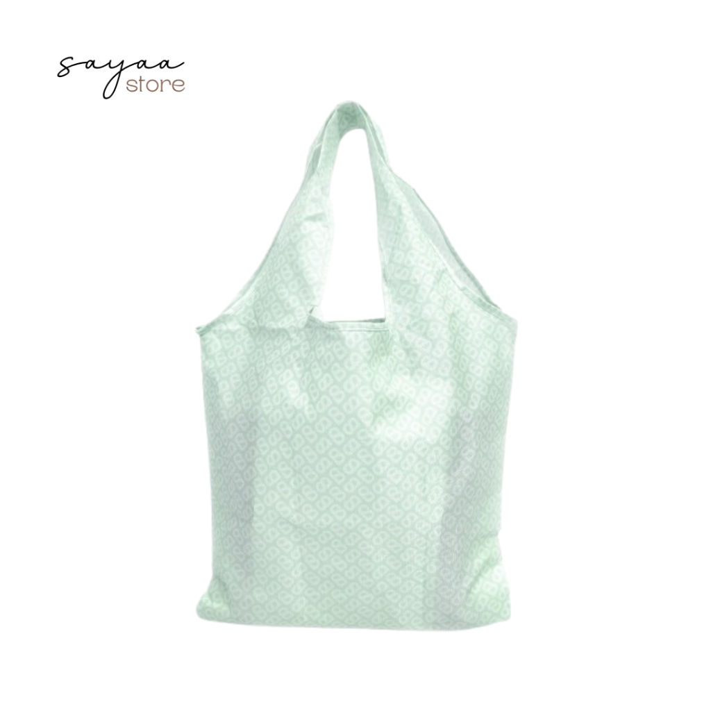 Buttonscarves Tapis Foldable Parachute Shopping Bag Tas Belanja - Green