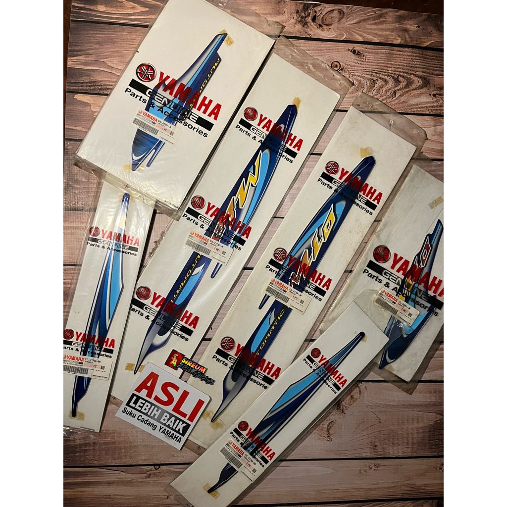 Striping Graphic Yamaha Mio Sporty Warna Biru Original