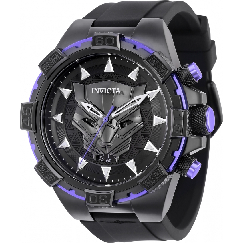 [PREORDER] Invicta Marvel Black Panther Men's Watch - 50.5mm, Black (36606)