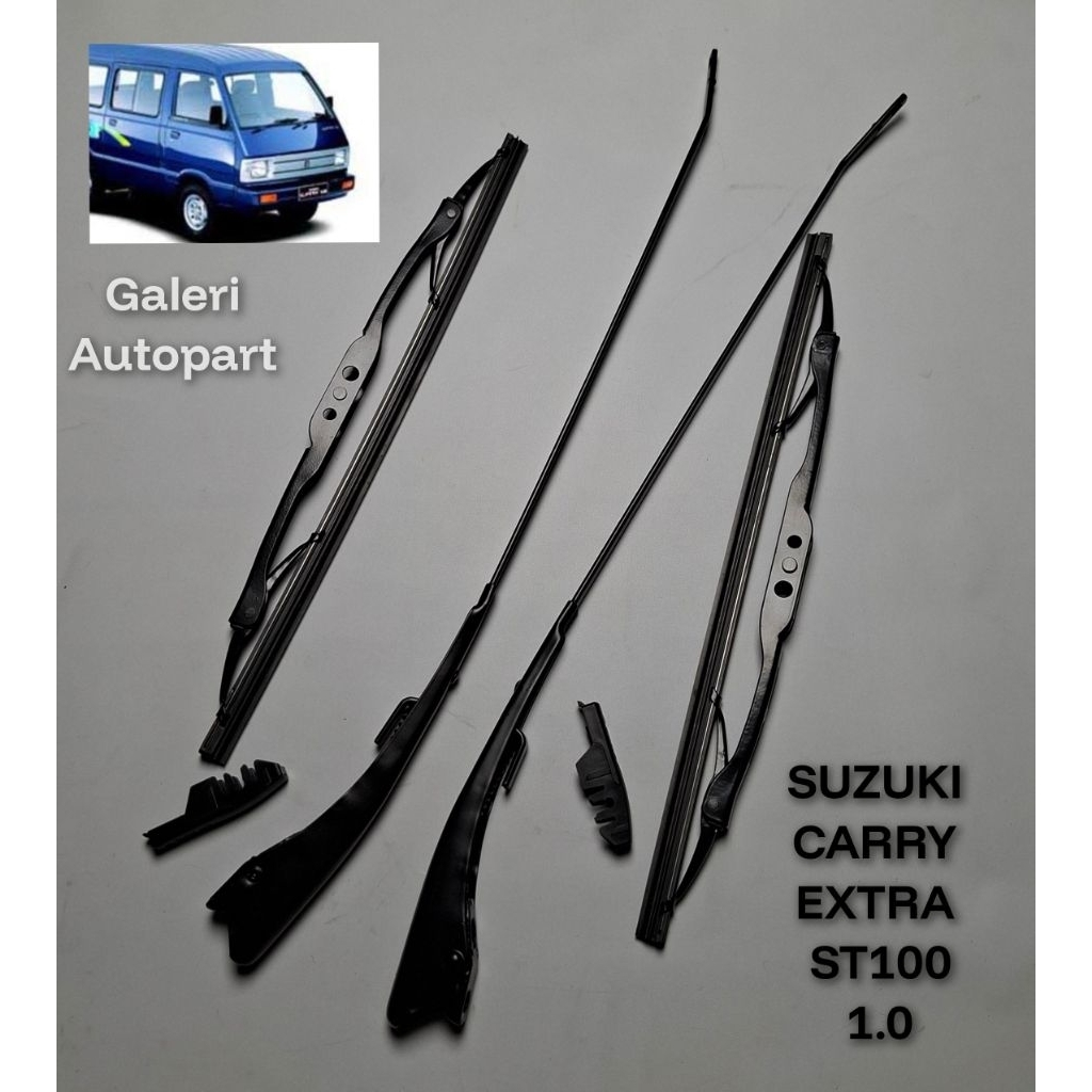 Wiper Arm Dan Karet Wiper Carry ST100 Carry Extra