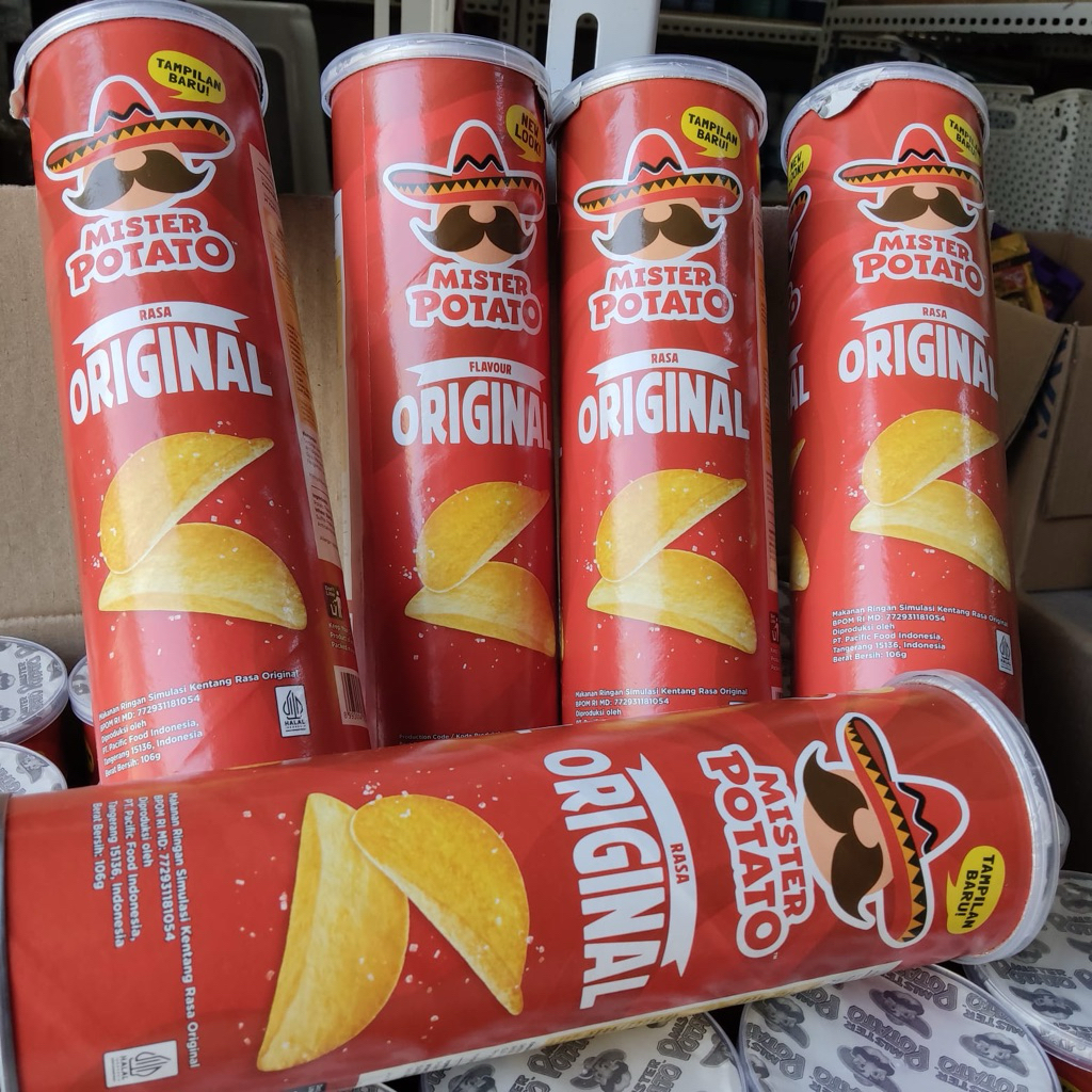 

Mister potato original kaleng besar /Potato/Mister potato/Potato