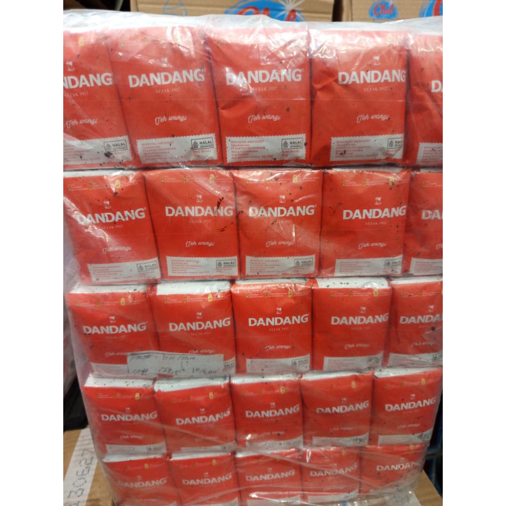 

Teh Dandang 1 Bal Isi 10 Slop (100 Bungkus @ 40g) Grosir