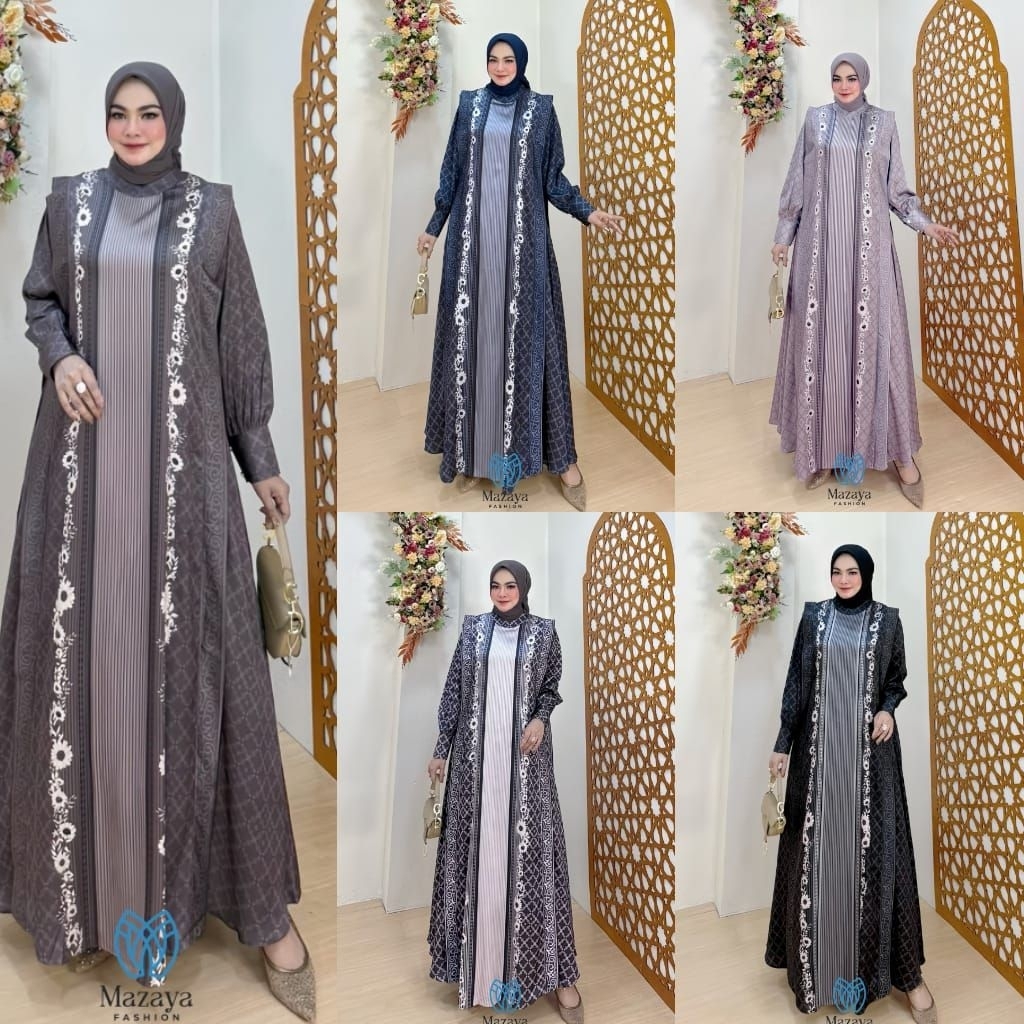 Jangan lupa kirim ulang nomorwa saat order KIDLRANA V 11 MAZAYA DRESS DRESS GAMIS MODE TERBARU TERLA