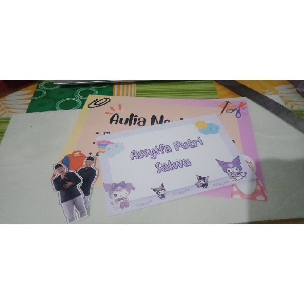 

Stiker nama buku/stiker buku