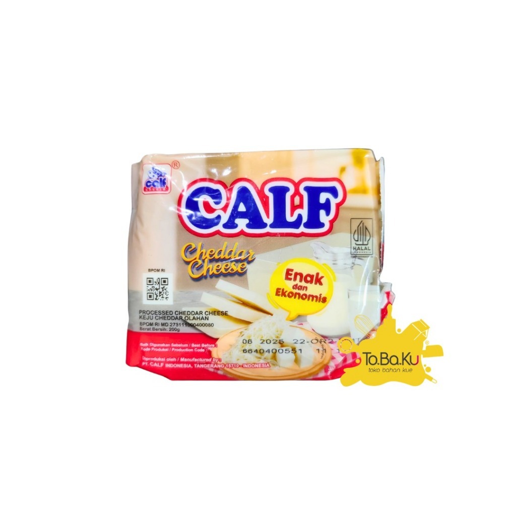 

[oddsolshop] pekanbaru/Calf Cheddar Cheese 200GR Keju Cedar Enak Halal