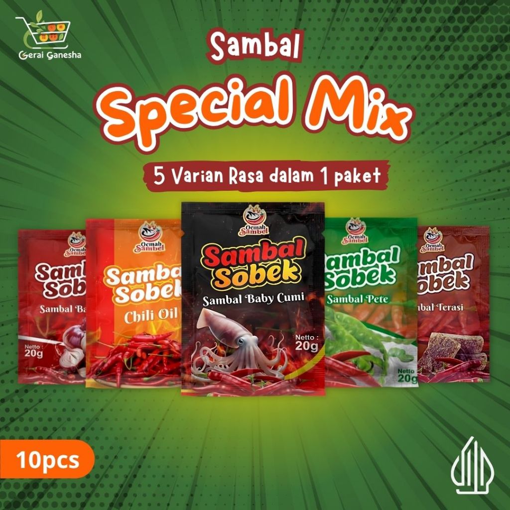 

OEMAH SAMBEL – Sambal Sachet Special Mix (BEST SELLER!!!)