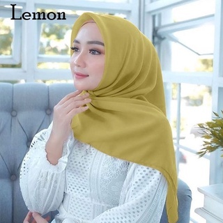 Fashion Shop HARGA TERMURAH JILBAB BELLA SQUARE SEGI EMPAT / HIJAB BELLA SQUARE TERBARU WARNA LEMON