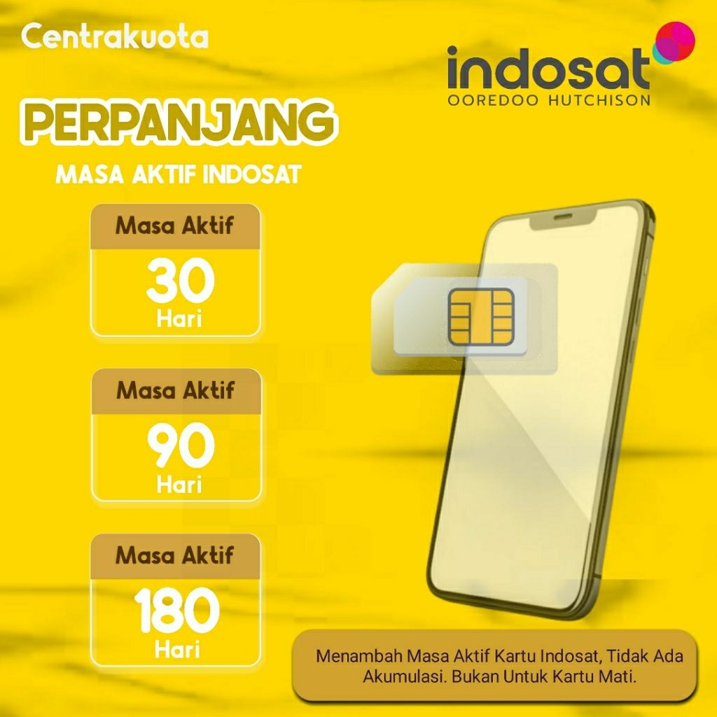 Masa Aktif Indosat/Tambah Masa Aktif Kartu Indosat Termurah