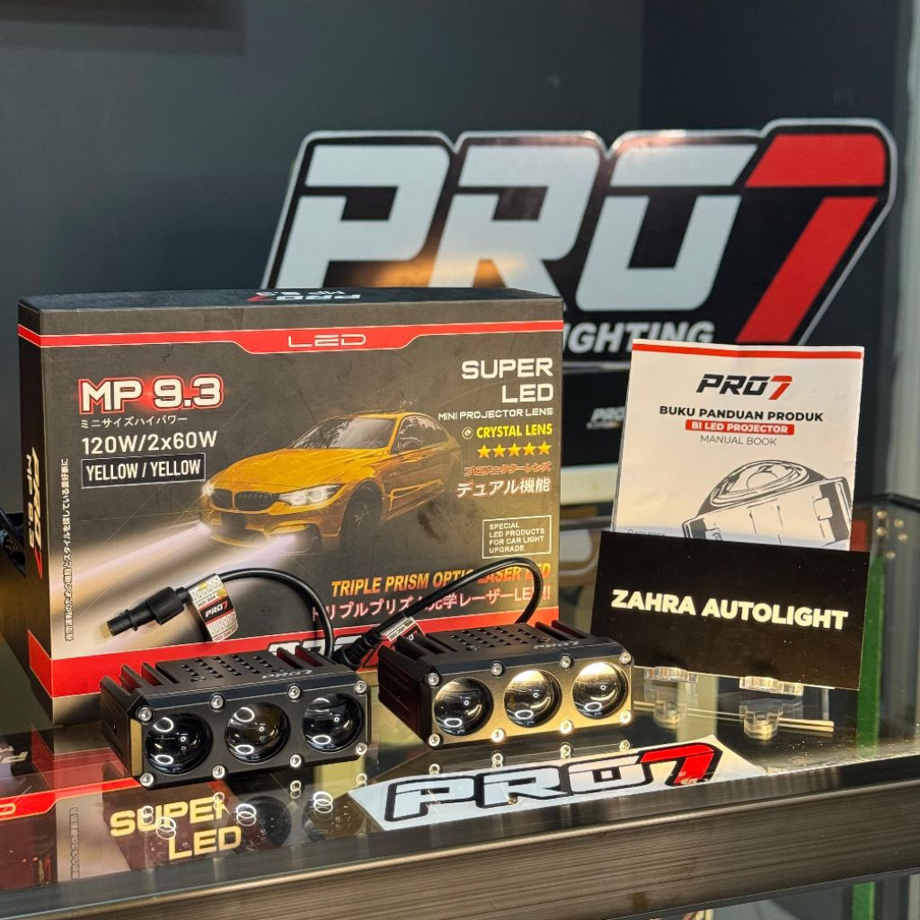 MINILASER PRO7 MP 9.3 BLUE LENS ORIGINAL/ MINI PROJIE 3MATA MP 9.3 PRO7 BARU