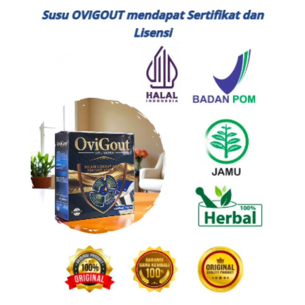 

OVIGOUT MILK-Susu bubuk ovigout solusi lengkap untuk penyakit asam urat/OviGout milk