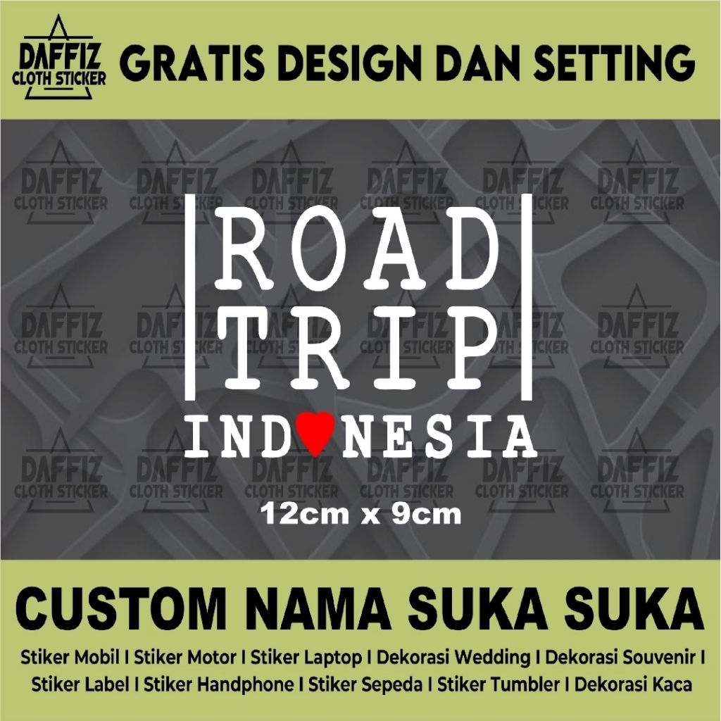 

STIKER CUTTING ROAD TRIP INDONESIA