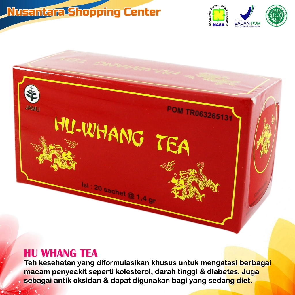 

TEH ANTI OKSIDAN HU WHANG TEA NASA ORIGINAL