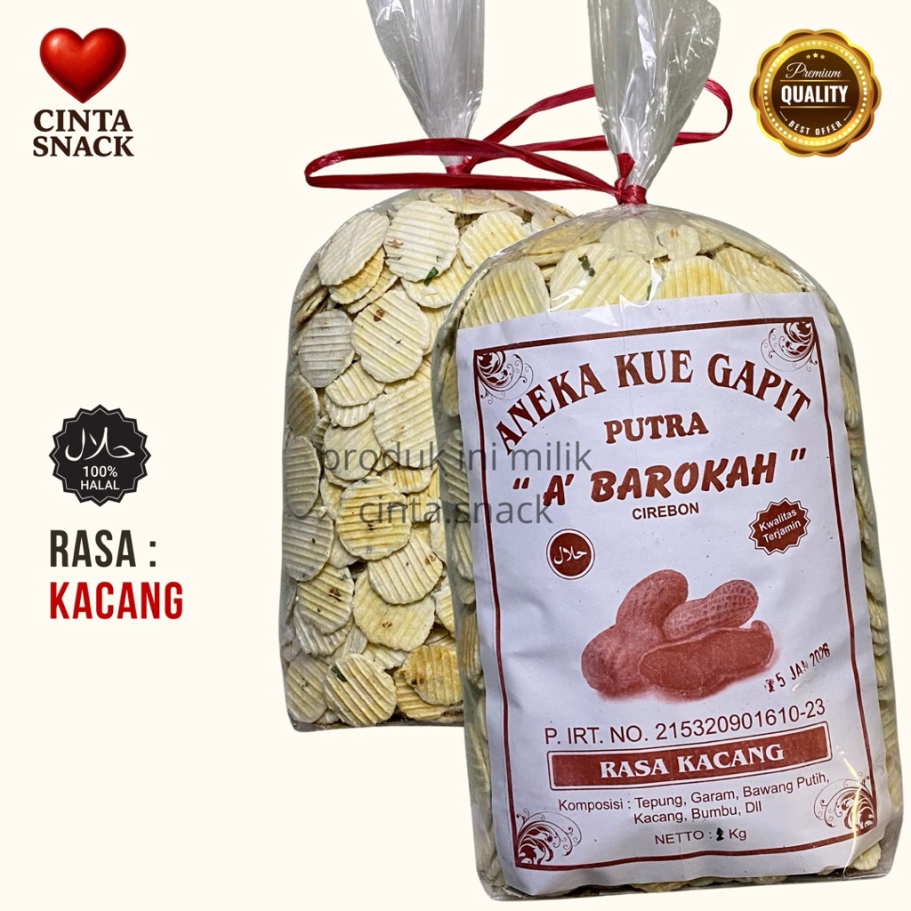

Gapit Simpring Rasa Kacang Gurih & Renyah (250gr, 500gr, 1kg) Harga Pabrik