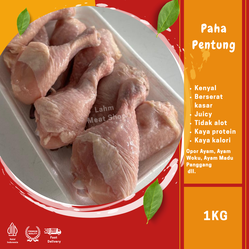

Paha Pentung Ayam / Drumstik 1 Kg