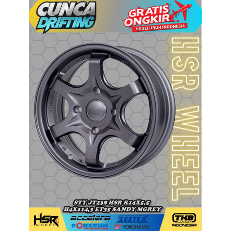 VELG RACING MURAH UNTUK XENIA AVANZA KIJANG HSR BOROKO STY JT238 R14 VELG MOBIL KIJANG RING 14