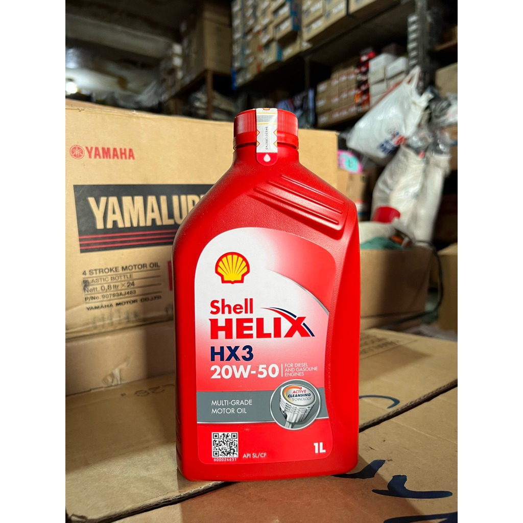 OLI MOTOR SHELL HELIX HX3 20W-50 1 LITER