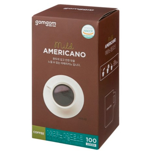 

(10pcs) Gomgom Americano Mild Roast Korea – Kopi Instan Ringan & Aromatik Tanpa Ampas