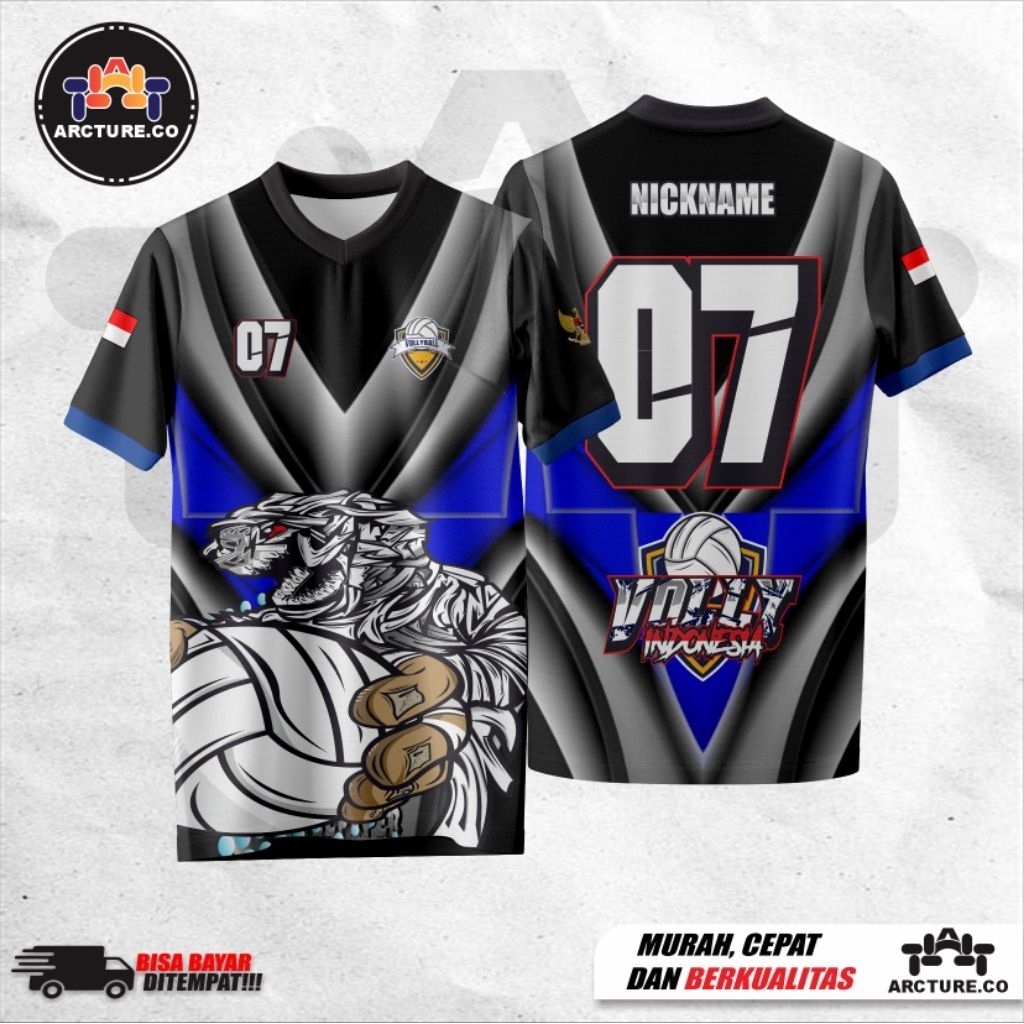 Jersey Volly/Jersey Volly Custom Desain Sport