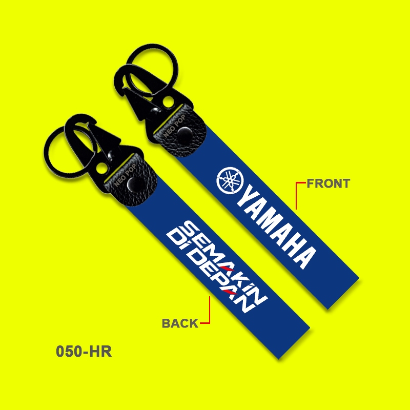 GANTUNGAN KUNCI PREMIUM YAMAHA SEMAKIN DI DEPAN KEYCHAIN SEPEDA MOTOR LISTRIK KEYLESS LOGO ALL NEW O