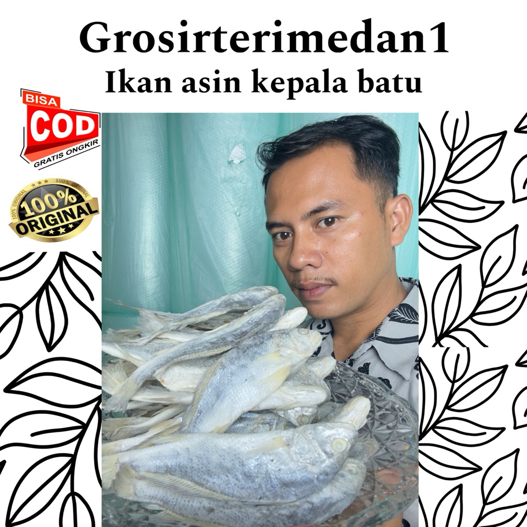 

Ikan asin gelama batu 500 gram