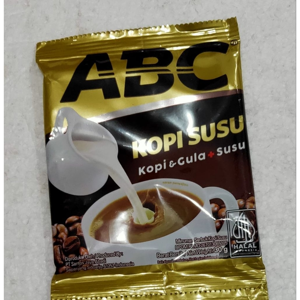 

ABC Kopi Susu Sachet 1 renteng isi 10 sachet